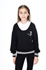 Toontoy Kız Çocuk Okul Sweatshirt
