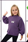 Toontoy Kız Çocuk Baskılı Sweatshirt