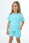 Toontoy Kız Çocuk Baskılı Şortlu Takım