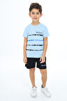 Toontoy Erkek Çocuk Baskılı Şortlu Takım