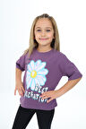 Toontoy Kız Çocuk Baskılı Tişört