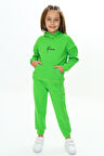 Toontoy Kız Çocuk Kapüşonlu Eşofman Takım