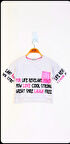 Toontoy Kız Çocuk  Baskılı Tişört