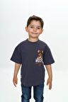 Toontoy Erkek Çocuk Rules Şapkalı Ayı Baskılı Tişört