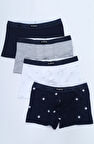 Toontoy Erkek Çocuk Çok Desenli 4lü Paket Boxer 
