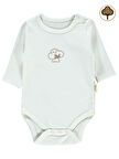 Civil Baby Bebek Organik Çıtçıtlı Badi 0-18 Ay Ekru