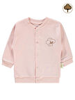Civil Baby Organik Bebek Hırka 1-12 Ay Pembe