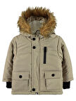 Civil Baby Erkek Bebek Kapüşonlu Mont 6-18 Ay Bej