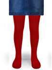 Civil Girls Kız Çocuk Külotlu Çorap 3-11 Yaş Çorap Kırmızı