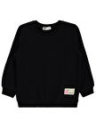 Civil Girls Kız Çocuk Sweatshirt 2-5 Yaş Siyah