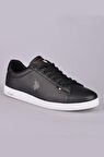 U.S Polo Assn. Franco GSN 2PR 101176306 Unisex Sneaker Ayakkabı Sİyah Beyaz 36-40 