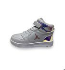 Cool Haykat Uzun Hologram Beyaz Çocuk Spor Ayakkabı 31-36 