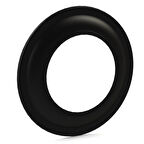 SOBA BORUSU BİLERZİK-AYNA / ÇAP: 13 CM / MAT SİYAH EMAYE / BABA'S STOVE