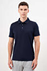  Erkek Lacivert Trend Polo Yaka Dynamic Fit T-Shirt