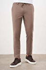  Erkek KAHVE Poliviskon Trend İpli Jogger Slim Fit Spor Pantolon