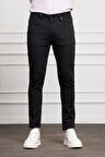  Erkek Siyah Jean Slim Fit Dark Kesim Pantolon