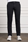  Erkek Siyah Slim Fit Chino Pantolon