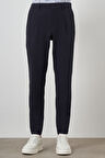  Erkek Lacivert Trend Slim Fit Tam Lastik Pantolon