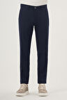  Erkek Lacivert Yazlık Pamuk Yan Cep Slim Fit Chino Pantolon