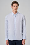  Erkek A. MAVİ Dynamic Fit Düğmeli Yaka Modal Gömlek