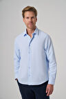  Erkek A. MAVİ Trend Dynamic Fit Sert Yaka Gömlek