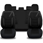 Oto Pandami K2 Serisi Mercedes M-Klasse W164 2005-2011 Uyumlu Tay Tüyü Koltuk Kılıfı, Siyah