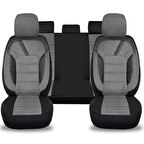 Oto Pandami K2 Serisi Renault Grand Scenic JZ 2009 - 2016 Uyumlu Tay Tüyü Koltuk Kılıfı, Gri