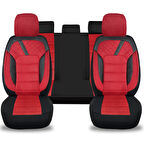 Oto Pandami K2 Serisi Subaru Outback 2003–2009 Uyumlu Tay Tüyü Koltuk Kılıfı, Kırmızı