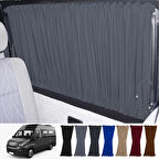 Iveco Daily 4/5 Nesil Uzun Şase 2006-2014 Uyumlu Gri Raylı Oto Perde Takımı