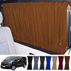 Opel Vivaro B 2014-2019 Uyumlu Taba Raylı Oto Perde Takımı