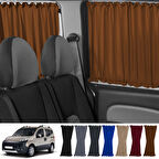 Fiat Fiorino 2007+ Uyumlu Taba Raylı Oto Perde Takımı
