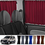 Fiat Fiorino 2007+ Uyumlu Bordo Raylı Oto Perde Takımı