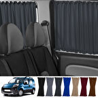 Peugeot Bipper 2008-2014 Uyumlu Füme Raylı Oto Perde Takımı