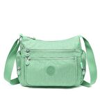 Smart Bags Kadın Postacı Çantası Krinkıl Kumaş 1115 A.Yeşil