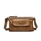 Yıkama Deri Postacı Askılı Kadın Çantası 21-K Barcelona 1842-2