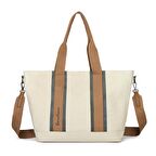 Barcelona Dev Boy Exclusive Kanvas Kumaş Kadın Omuz Çantası 1312