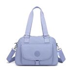 Krinkıl Kumaş Kadın Omuz Çantası Smart Bags 1122 Lila