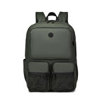 Gumi Kumaş Smart Bags Uniseks Büyük Boy Sırt Çantası 8761