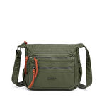 Yıkama Deri Askılı Kadın Postacı Çantası 21K Barcelona 1918