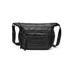 Yıkama Rölaks Deri Kadın Postacı Çantası 21K Barcelona 1919-6