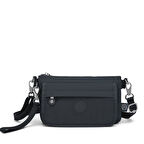 Minik Boy Krinkıl Kumaş Kadın Postacı Çantası Smart Bags 1191