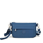 Minik Boy Krinkıl Kumaş Kadın Postacı Çantası Smart Bags 1191