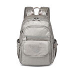 Metalik Kumaş Orta Boy Kadın Sırt Çantası Smart Bags 1187