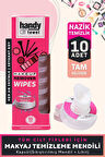 Handy Towel Classic Makyaj Temizleme & Cilt Bakım Kapsülü 10 X 4,5 ml ( Likit, %100 Selüloz Mendil)