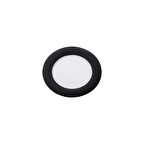 ZMR Panel Spot Siyah Kasa Beyaz Işık 6500K 6W