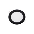 ZMR Panel Spot Siyah Kasa Beyaz Işık 6500K 9W