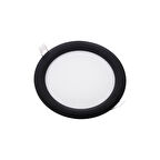 ZMR Panel Spot Siyah Kasa Beyaz Işık 6500K 12W