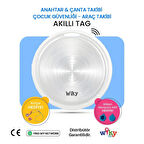 Wiky Tag Çocuk Smart Airtag  - Akıllı Konum Takip Cihazı Mavi (APPLE UYUMLU)