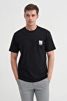 Cazador Bisiklet Yaka Regular Fit Pamuklu Tişört