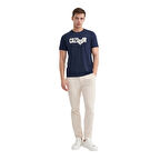 Erkek Marka Yazılı T-shirt